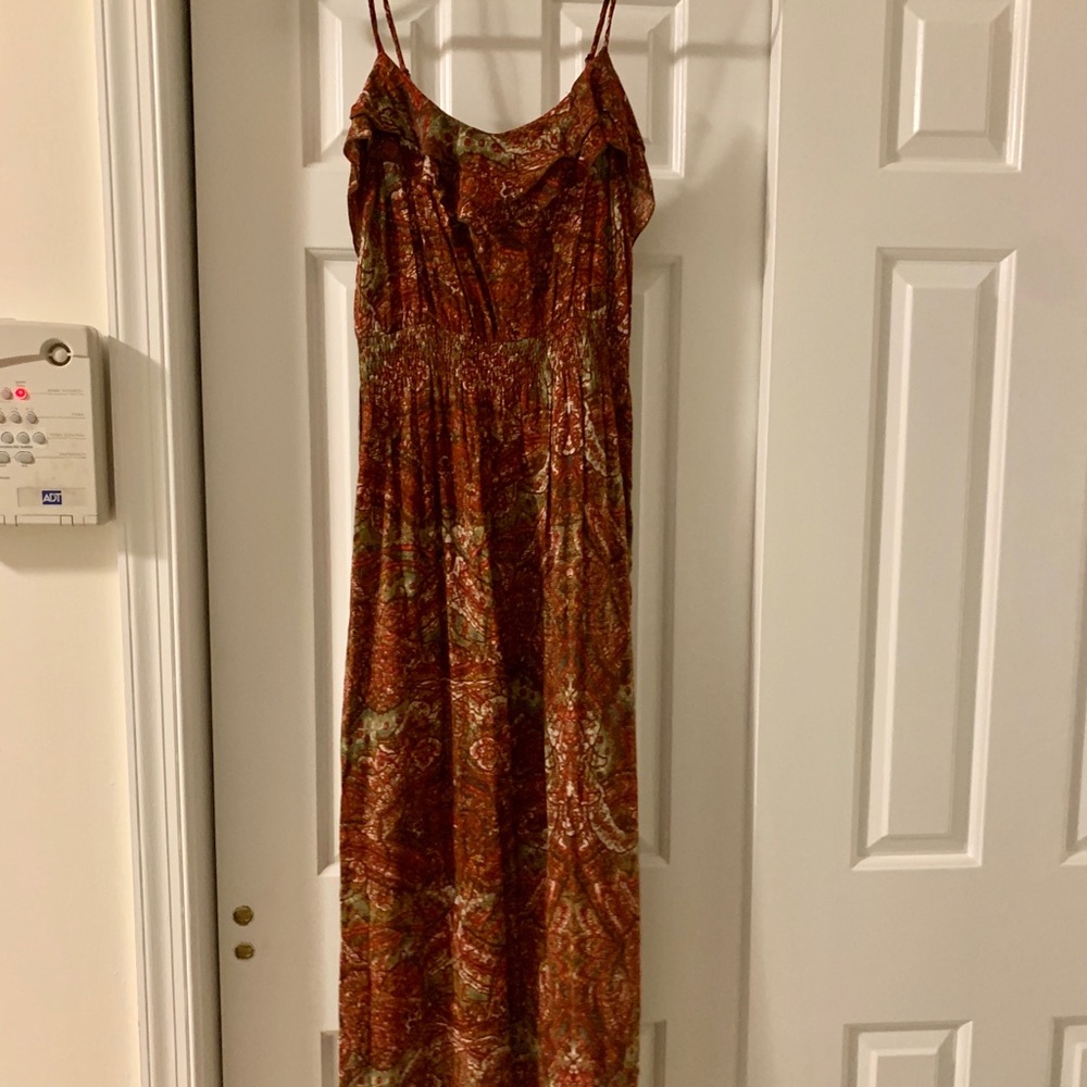 Maxi print dress